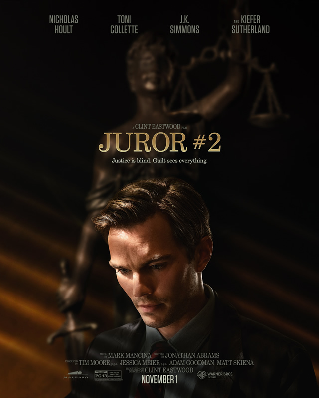 affiche JURÉ N°2 Clint Eastwood