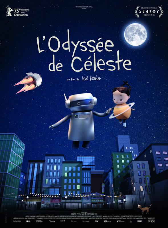 affiche L'ODYSSÉE DE CÉLESTE Kid Koala