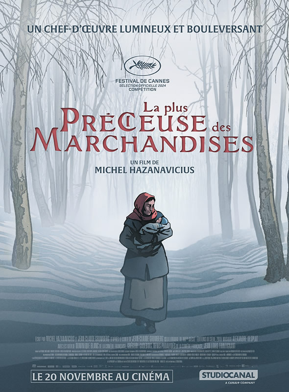 affiche LA PLUS PRÉCIEUSE DES MARCHANDISES Michel Hazanavicius