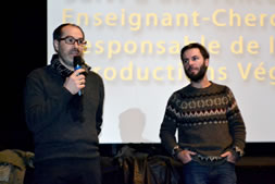 Christophe Naudin, enseignant chercheur à l'Ecole Supérieur d'Agriculture en Agronomie et Yann Tricault, enseignant chercheur en Ecologie végétale et protection des plantesDR