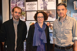 Sylvain Chollet, technicien environnement, Jérôme Négriolli, responsable du labo chimie/environnement du laboratoire Inovalys et Valérie Penlou, responsable du contrôle et de la promotion de la qualité de l'eau potable à AngersDR
