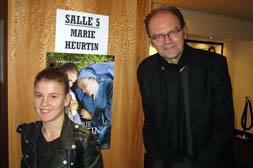 Ariana Rivoire, comédienne et Jean-Pierre Amaris, réalisateurDR