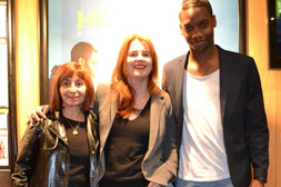 Marie-Castille Mention Schaar, réalistatrice, Ariane Ascaride et Ahmed Dramé, comédiensDR