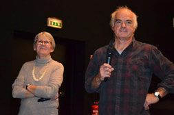 Claudine Pays, responsable de l'antenne Aide et Action d'Angers et Patrick Chlata, ancien Directeur des FrancasDR