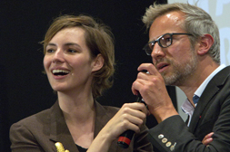  Louise Bourgoin, comédienne et Laurent Larivière, réalisateur.DR