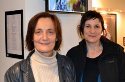 Catherine Vallon, r&eacute;alisatrice et Lucie Lacroix, pr&eacute;sidente de l'ACSM