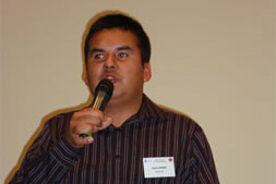 Jamie Moses, coordinateur culturel au village d'EastmainDR